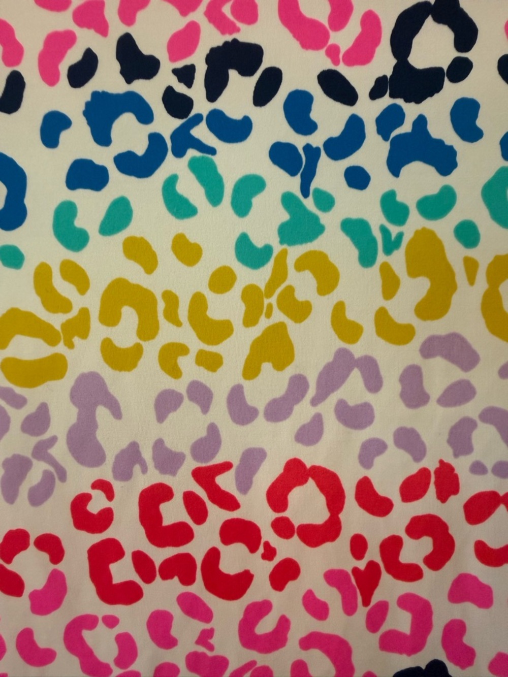 Mini Boden Rainbow Leopard Rash Guard UPF 40+ Long Sleeve Girls XL 14-16 - Picture 6 of 7